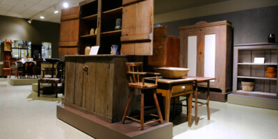 Furniture display at the Lambton Heritage Museum
