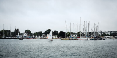 Sarnia Marina with sail boats