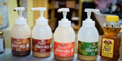 Gourmet honey samples from Munro Honey